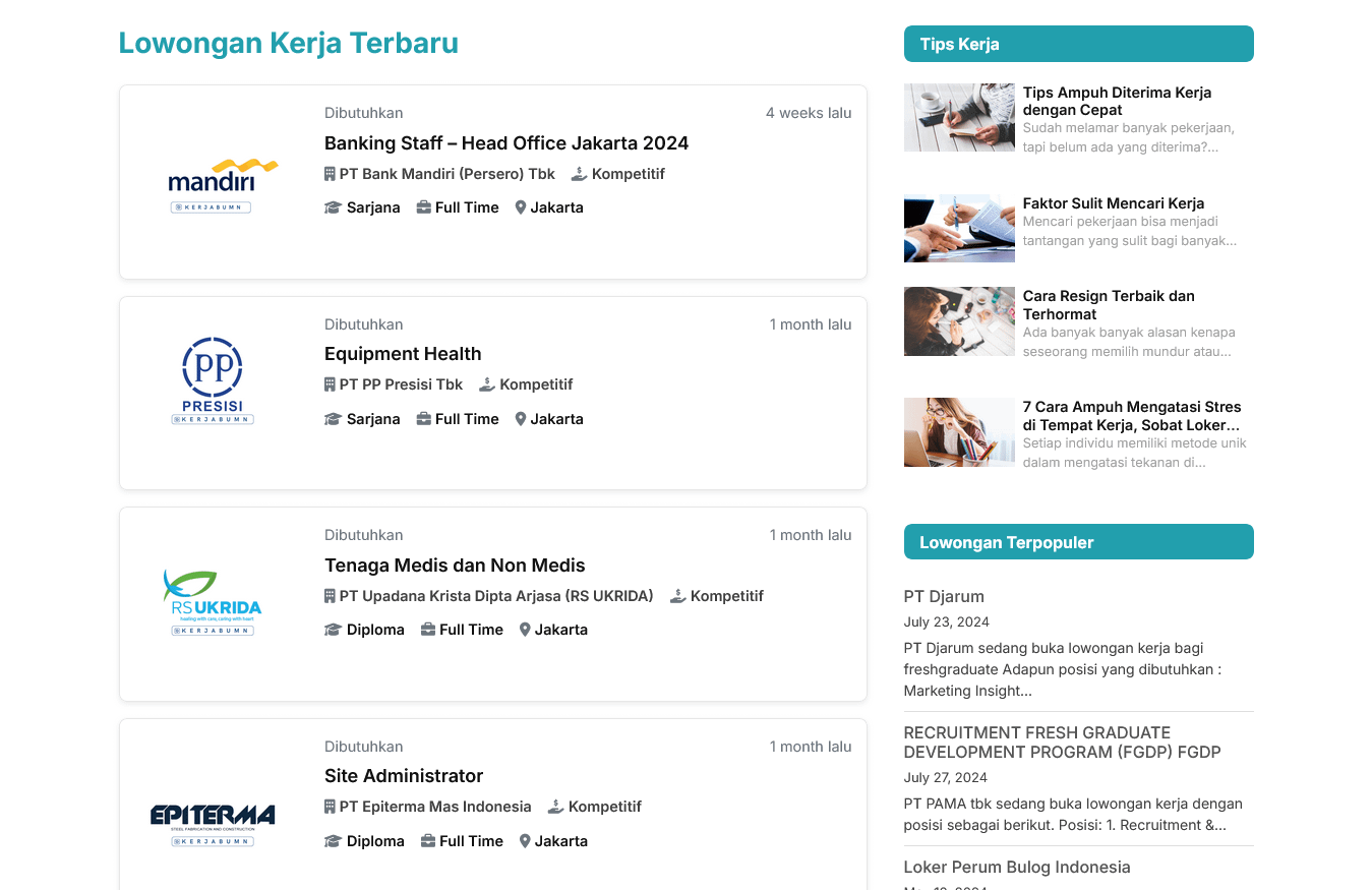 LokerZ – Tema WordPress Untuk Lowongan Pekerjaan
