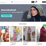 Jasa Pembuatan Web Toko Online Kamelia Moslem Fashion