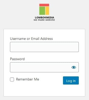 Seri Belajar WordPress - Pengenalan dan Instalasi WordPress - Login