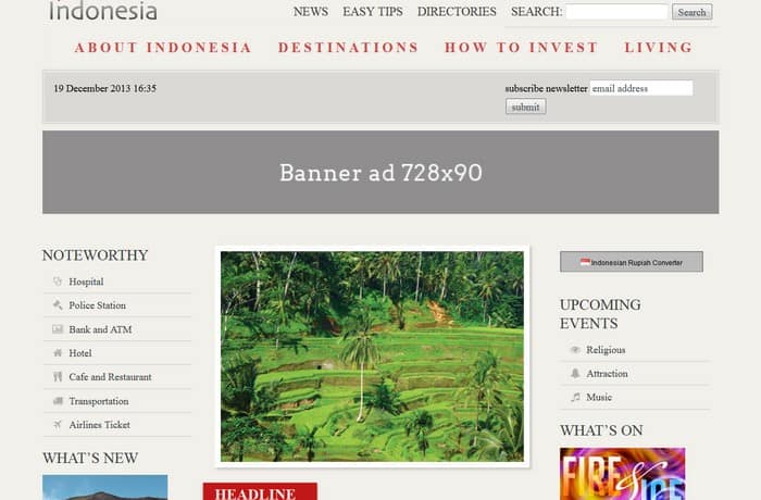 Goes to Indonesia