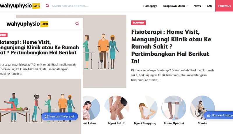 Jasa konversi tema Blogger ke tema WordPress WPhysio