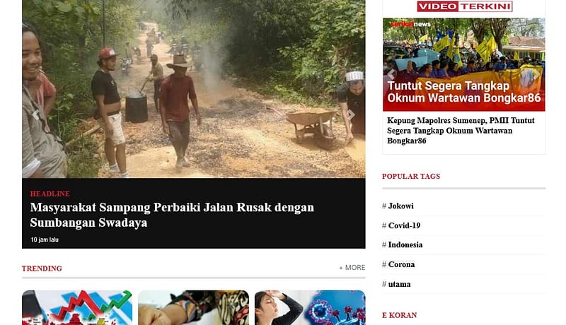 tema wordpress mirip berita satu