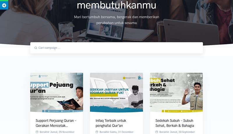 tema wordpress donasi - campaign