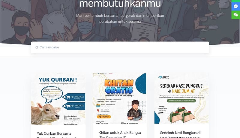 tema wordpress donasi - campaign