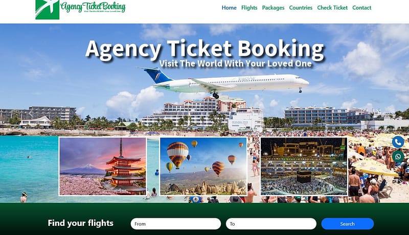 Agency Ticket Booking